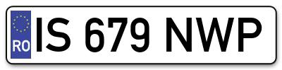 Placuta inmatriculare numar auto  IS-679-NWP, IS 679 NWP, IS679NWP